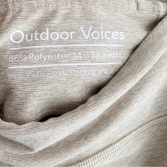 Outdoor Voices Tritone Desert Oatmeal Leggings - Picture 4 of 5